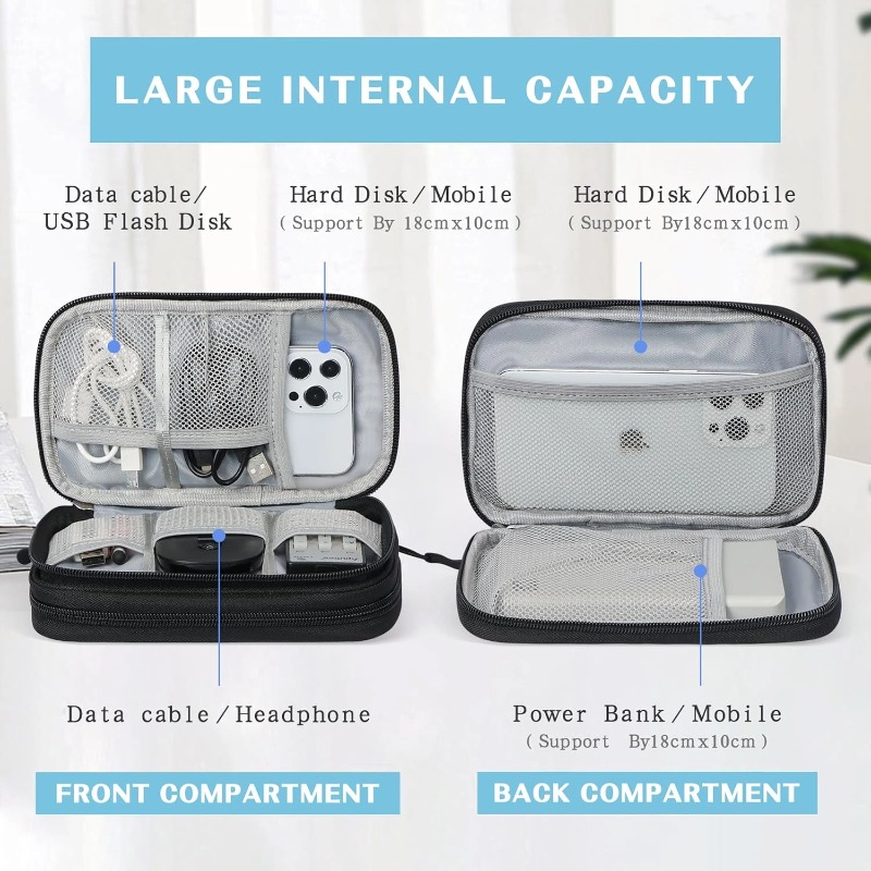Wholesale Electronics Accessory Organizer Case for USB Phone Charger