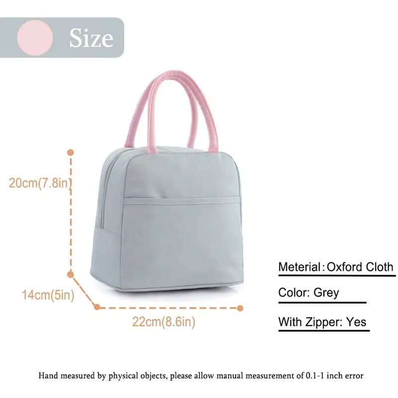 Thermal Insulated Bag Cooler Lunch Bags for Women Insulated Tote Bag