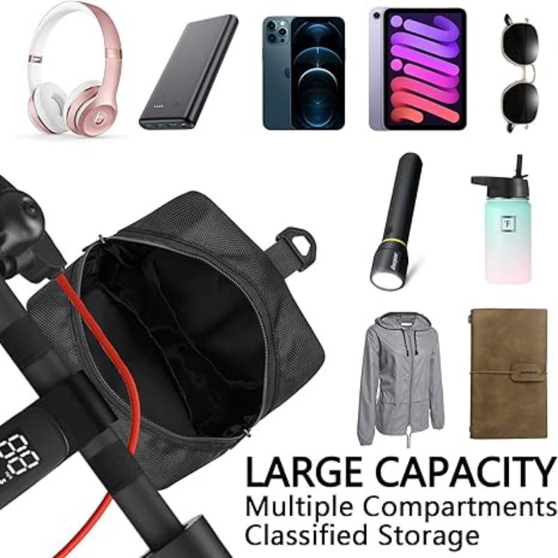 Front Hanging Bag Nylon Scooter Handlebar Bags Scooter Storage Bag