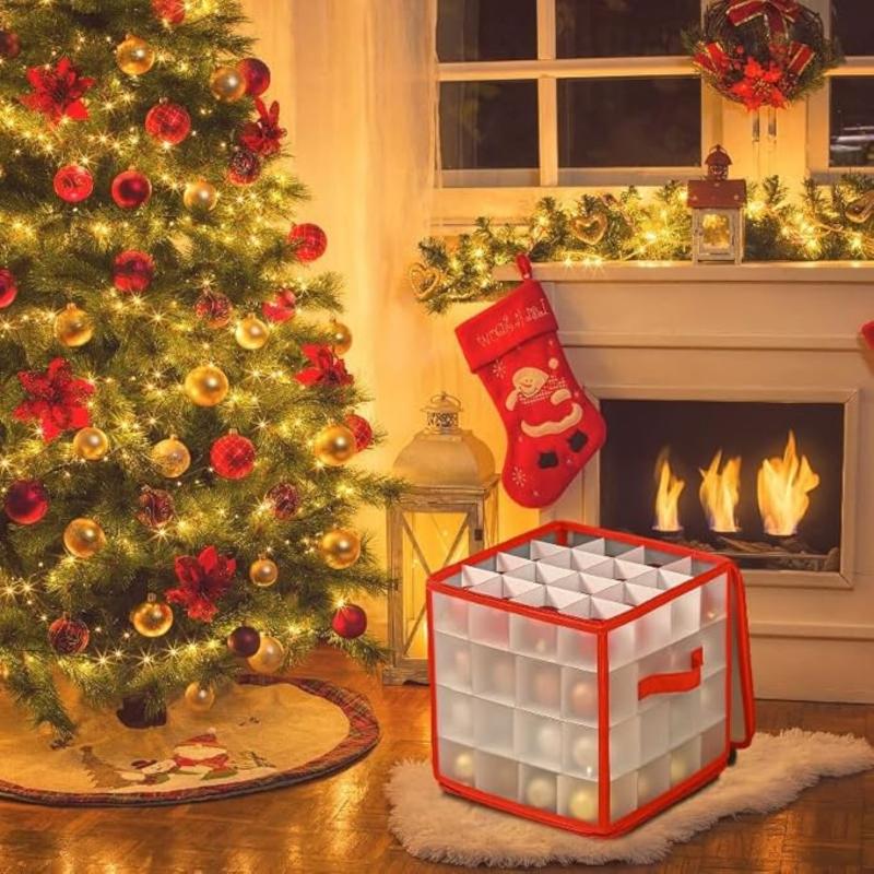 Transparent Christmas Ornament Storage Christmas Ball Storage Box