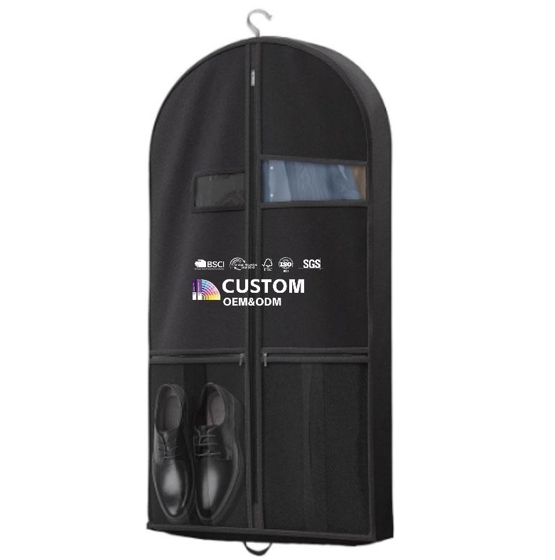 Dust Proof Travel Gown Dress Garment Bags with Zipper Pocket