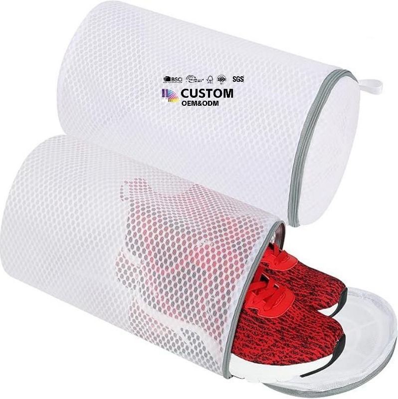 Mesh Shoe Washing Bag Mesh Laundry Bag Washing Machine Shoes 
