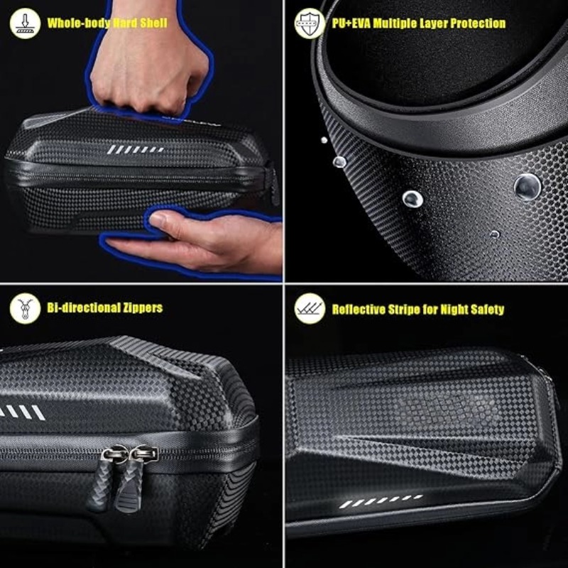 Portable Scooter Bag, Quick Release EVA Case, Waterproof for Carrying
