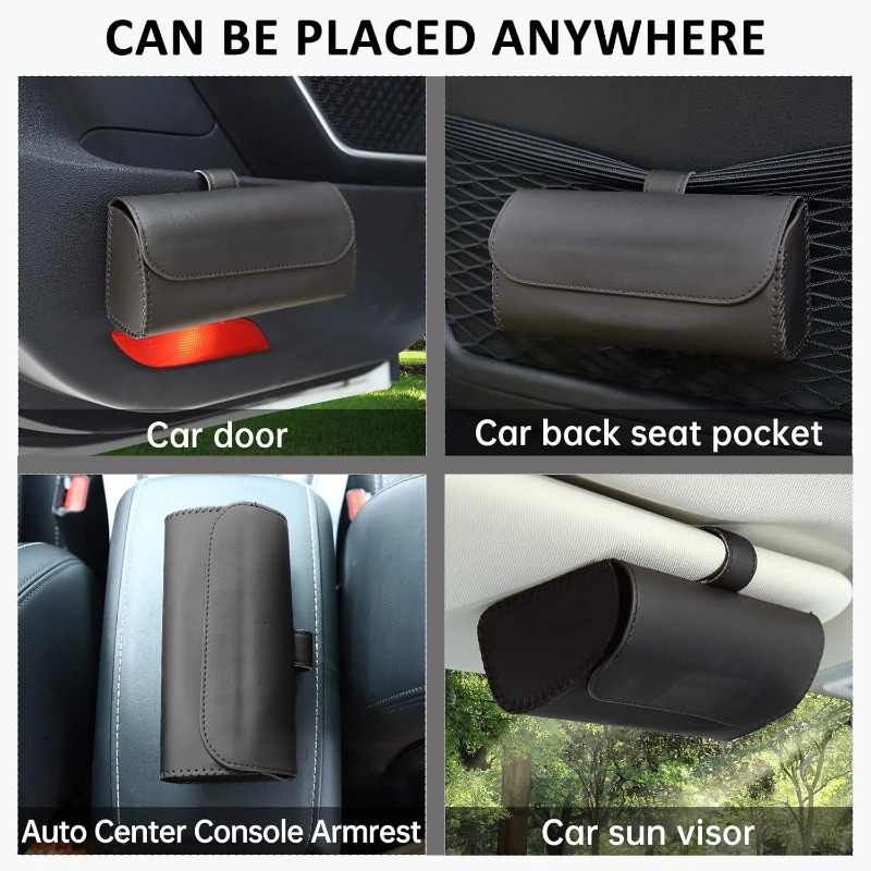 Sunglasses Holder Car Sun Visor,  Auto Sunglasses Storage Case