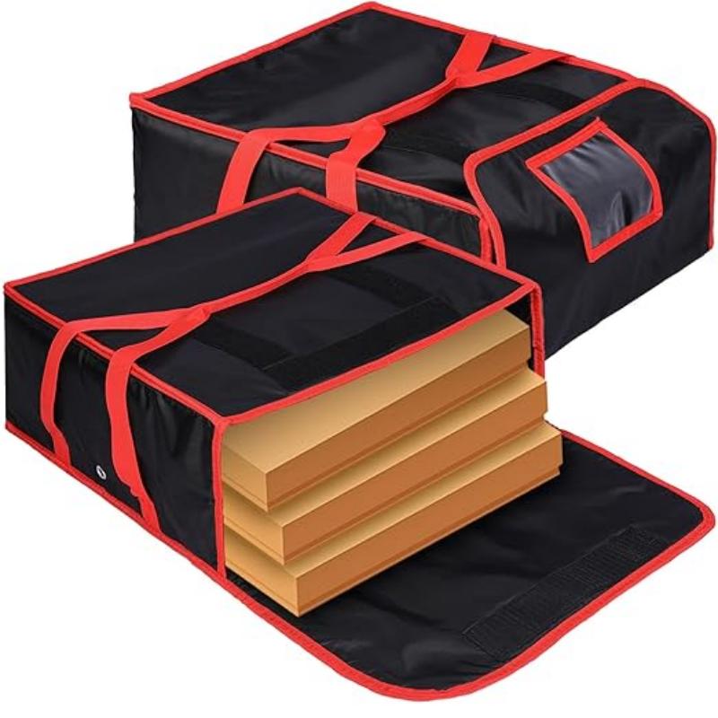 Large Insulated Cooler Bag Pizza Delivery Bag with Shoulder Strap