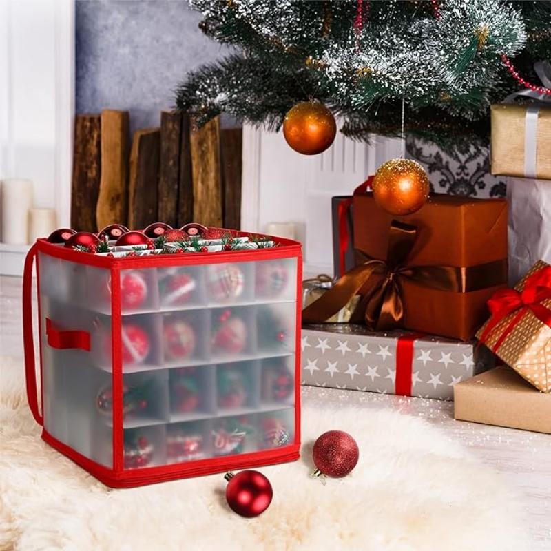 64 Compartments Christmas Bauble Storage Decor Boxes Decoration Boxes