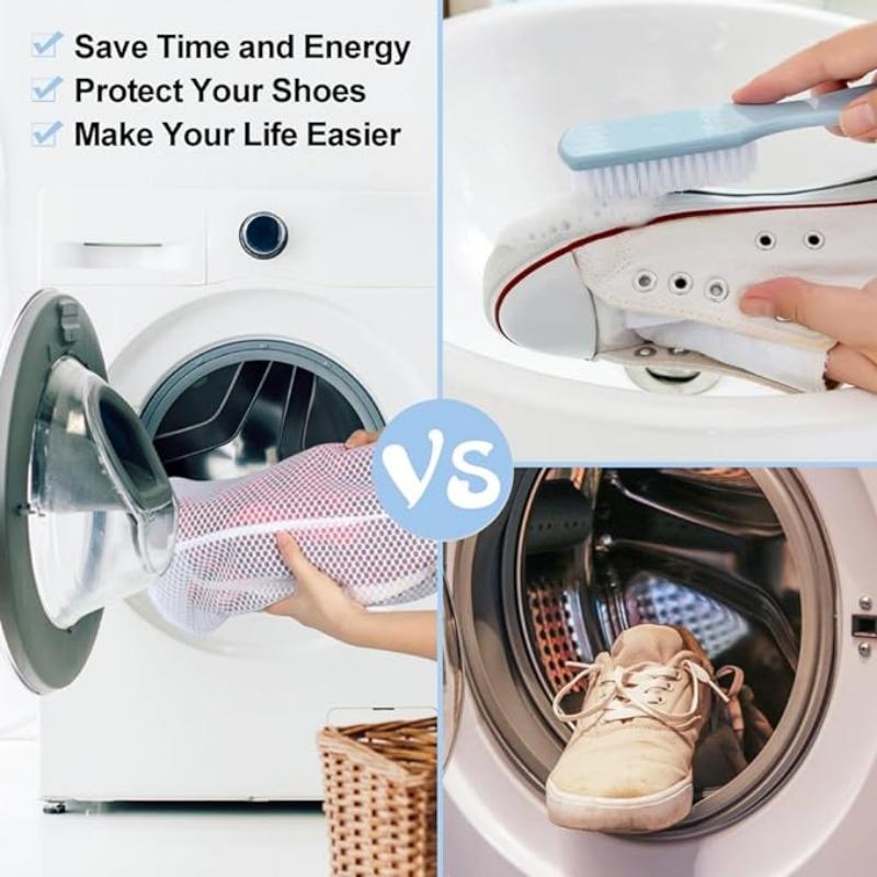 Mesh Shoe Washing Bag Mesh Laundry Bag Washing Machine Shoes