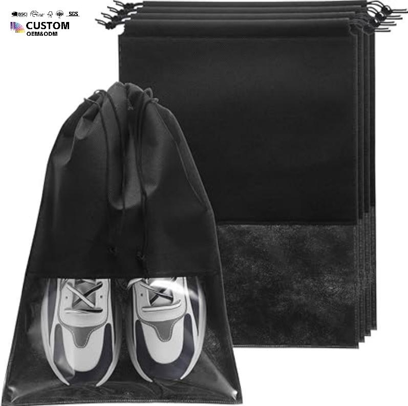 Shoe Storage Bags Dust-proof Drawstring Shoe Bag for Travels Home Use