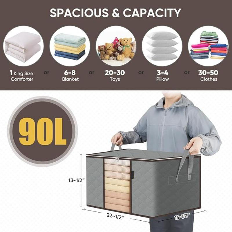 Clothes Organizer Quilt Blanket Under Bed Home Storage Bags