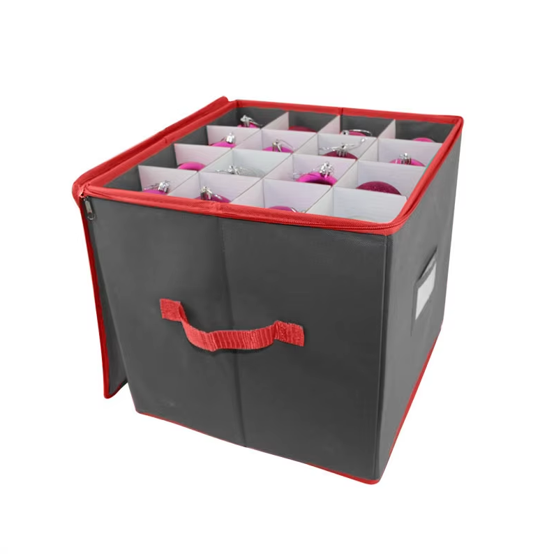 Large Folding 64 Christmas Ball Storage Containers with Sturdy Handle