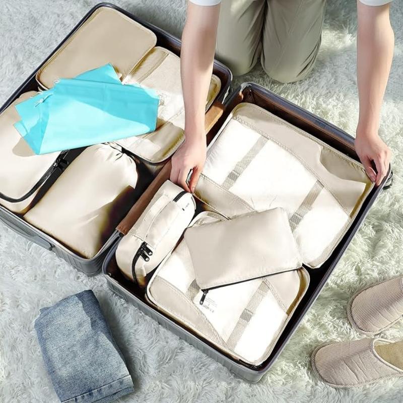 Suitcase Organizer Bags Set Portable Travel Organizer Bags