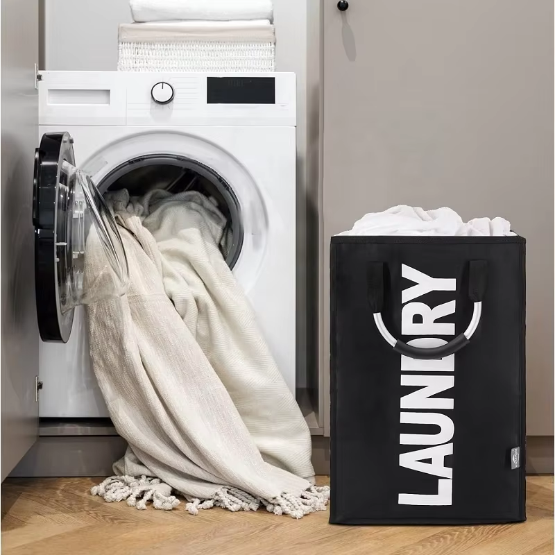 Large Dirty Clothes Handle Laundry Sorter Hamper Basket for Washing Room