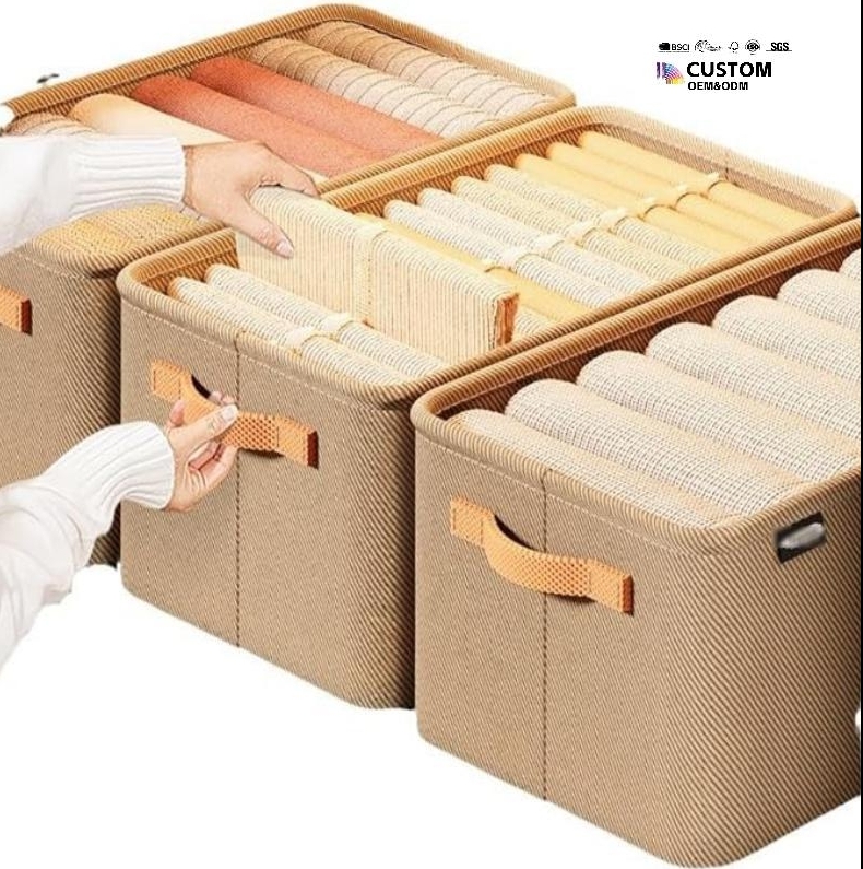 Drawer Organizer Dividers Wardrobe Storage Bin Clothes Storage Box