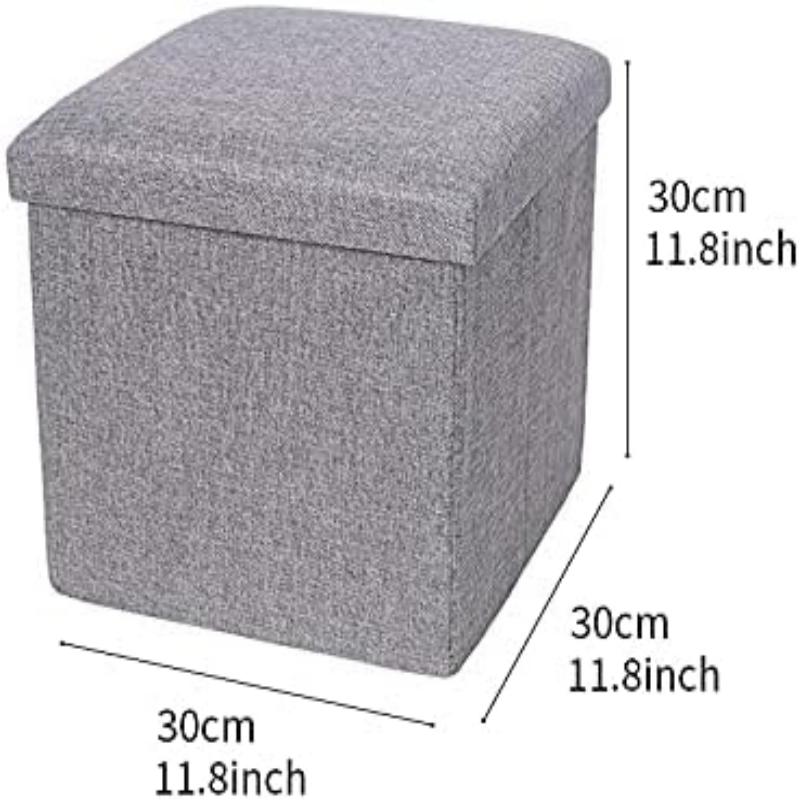 Storage Box Stool Living Room Toy Clothing Shoe Organizer