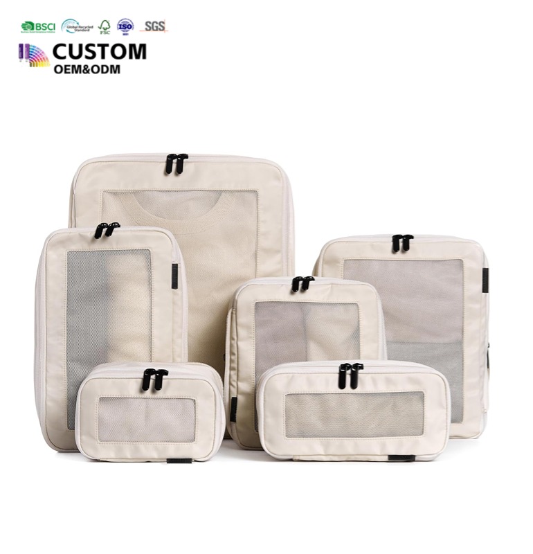 6 Pack Set Compressible Packing Cube for Travel,luggage Storage Bags
