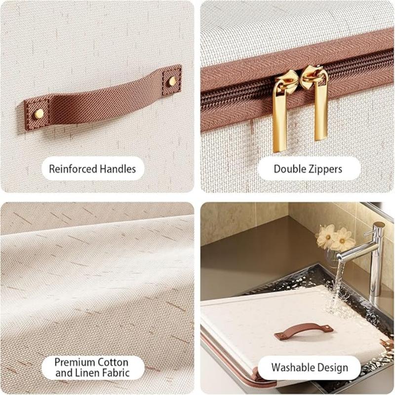 Clothes Organizer Container Storage Boxes Storage Bins with Lid