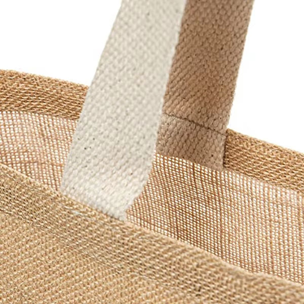 Jute Shopping Bag Reusable Plain Burlap Grocery Beach Bag