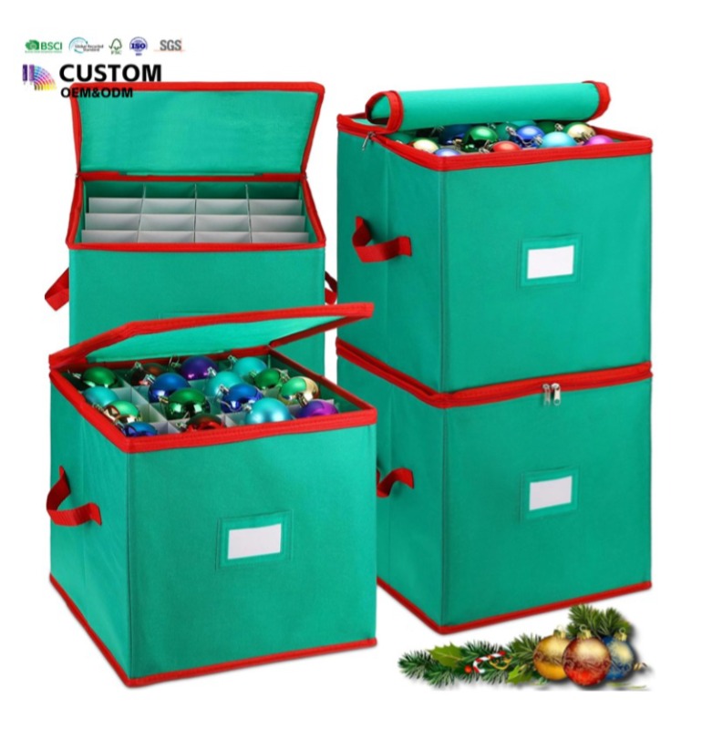 Christmas Decoration Organizer Ornament Balls Stores 64 Holiday Ornament