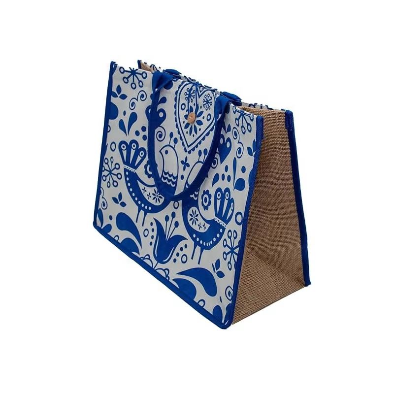  Large Straw Burlap Beach Jute Tote Bags for Women Reusable Handbags