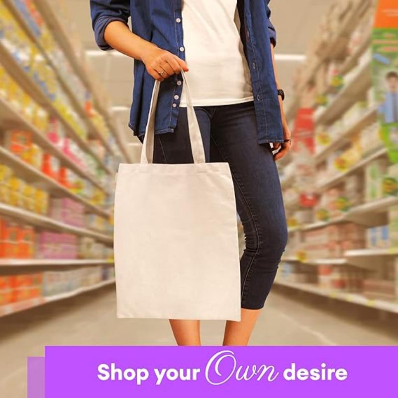 Blank Grocery Cotton Canvas Women Shopping Tote Bags Canvas Bags