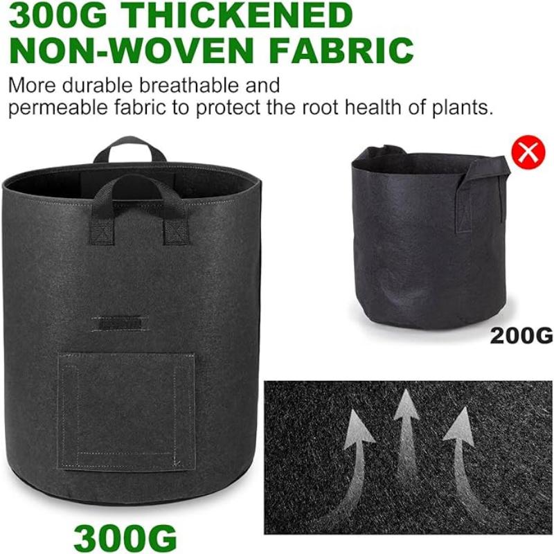 10 Gallon Fabric Garden Vegetable Planting Pot Potato Plant Grow Bags