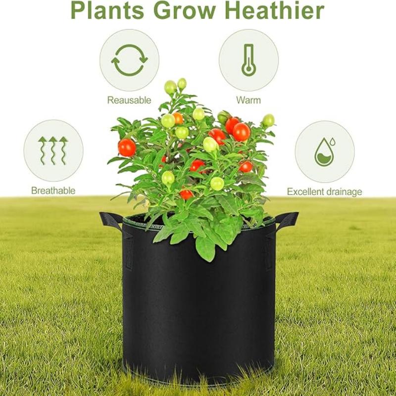 5 Gallon Home Nursery Garden Root Grow Pots Plant Bag Potato Grow Bag
