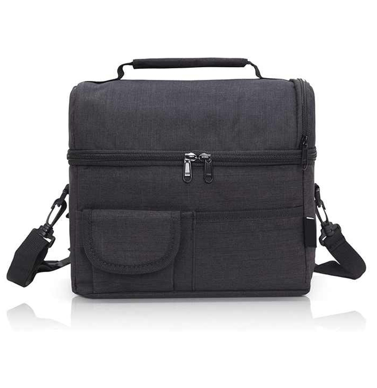 Thermal Bag Picnic Cooler Food Bags Camping Lunch Bag with Pockets