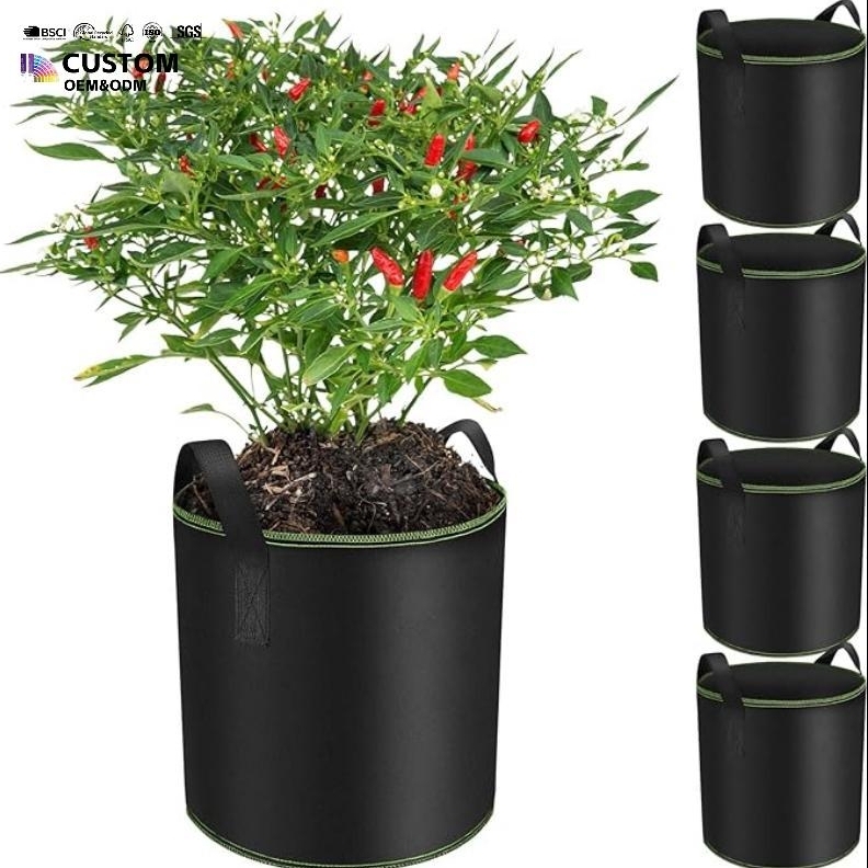 5 Gallon Home Nursery Garden Root Grow Pots Plant Bag Potato Grow Bag