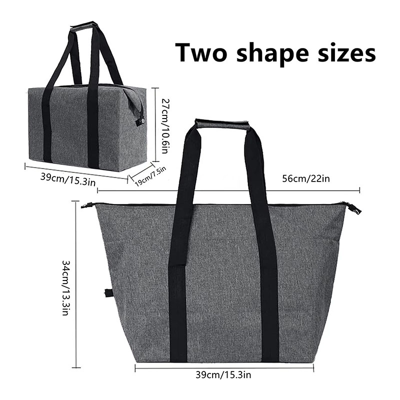 Fashion Cooler Bag Folding Insulated Lunch Bag for Outdoor
