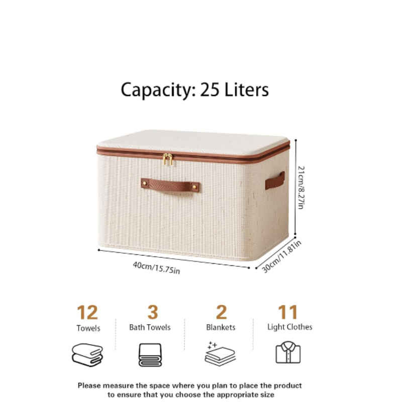 Clothes Organizer Container Storage Boxes Storage Bins with Lid