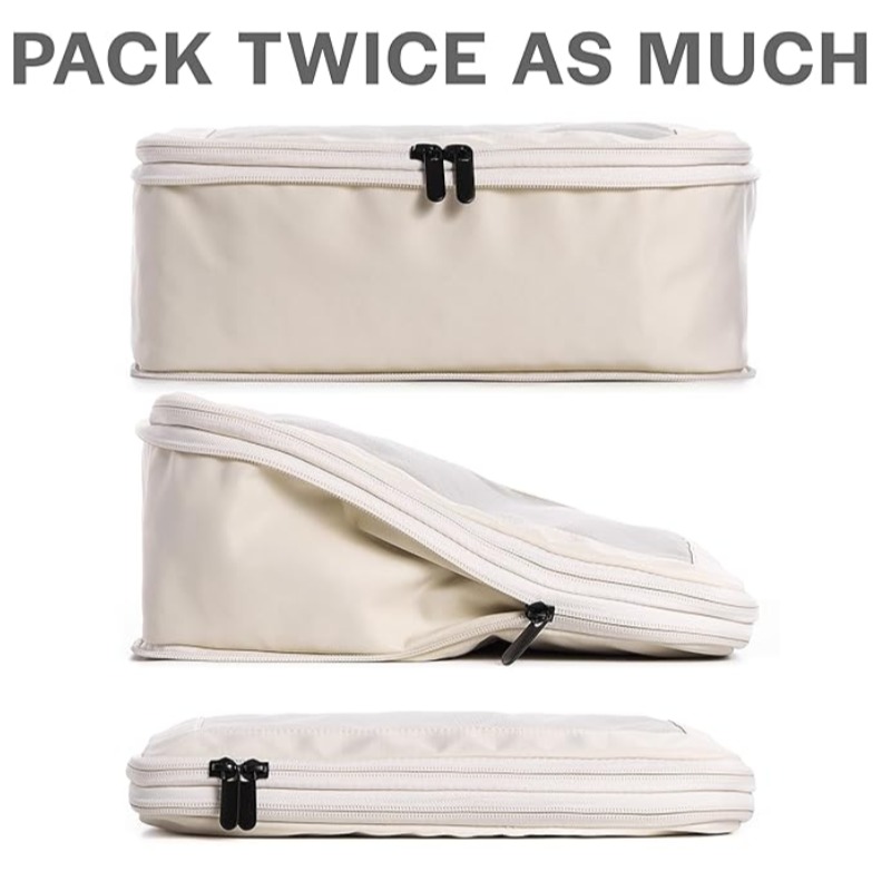 6 Pack Set Compressible Packing Cube for Travel,luggage Storage Bags