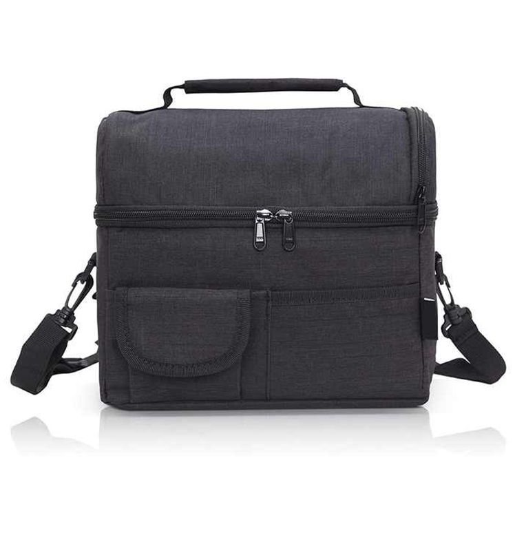 Thermal Bag Picnic Cooler Food Bags Camping Lunch Bag with Pockets