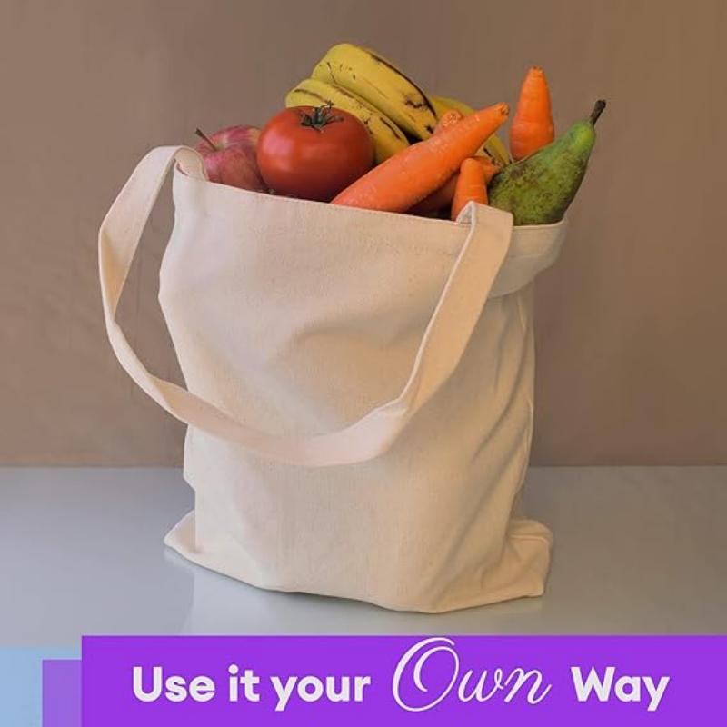 Blank Grocery Cotton Canvas Women Shopping Tote Bags Canvas Bags