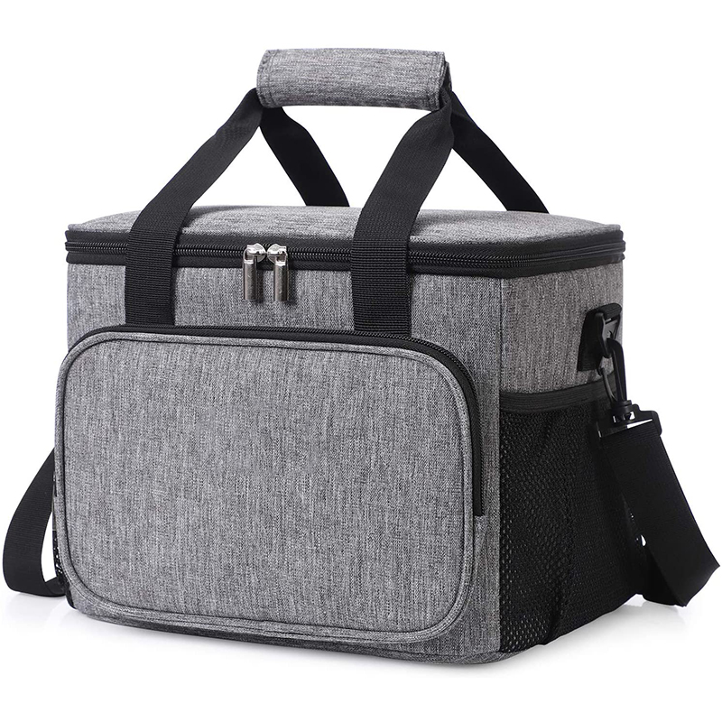 Large Oxford Fabric Insulated Lunch Picnic Cooler Bag Thermal Bag