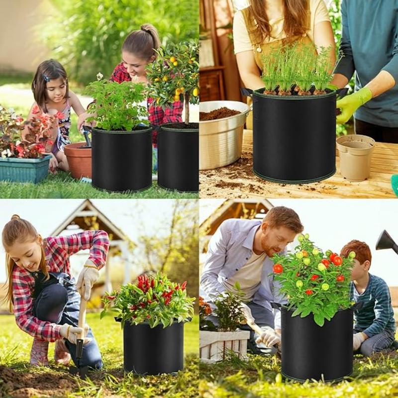 5 Gallon Home Nursery Garden Root Grow Pots Plant Bag Potato Grow Bag