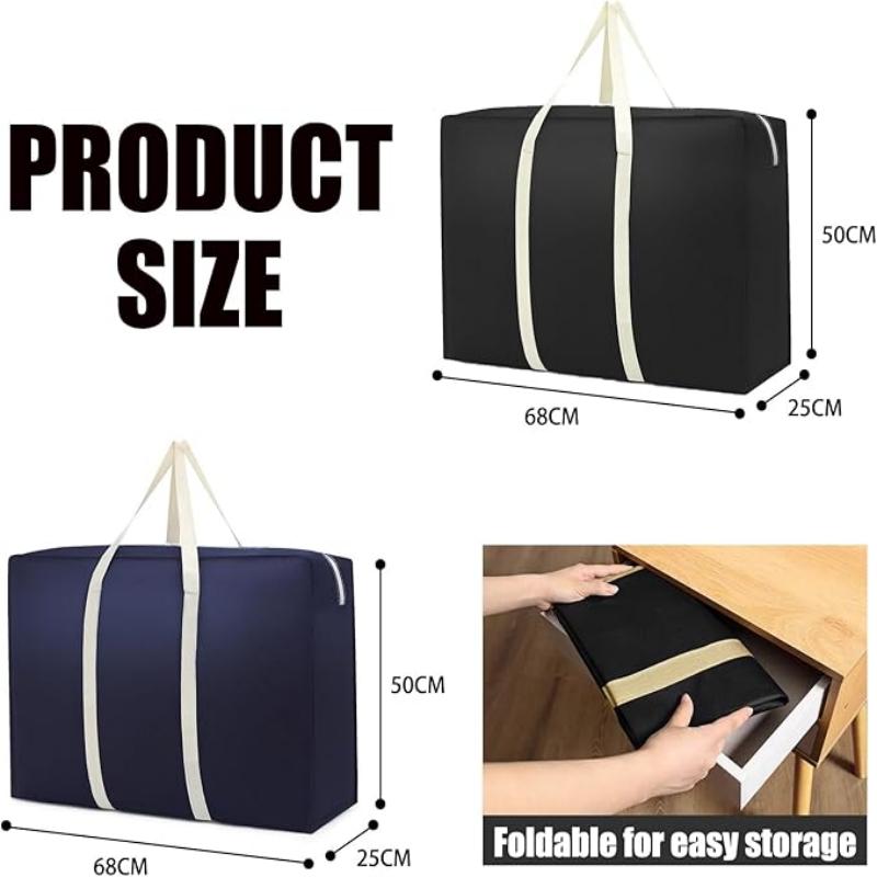 Non Woven Fabric Travel Moving Bags Moving Storage Bags with Zippers