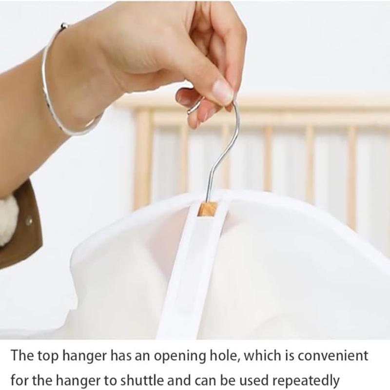 Suit Coat Dust Covers Garment Bag Clothes Dust Cover with Zipper