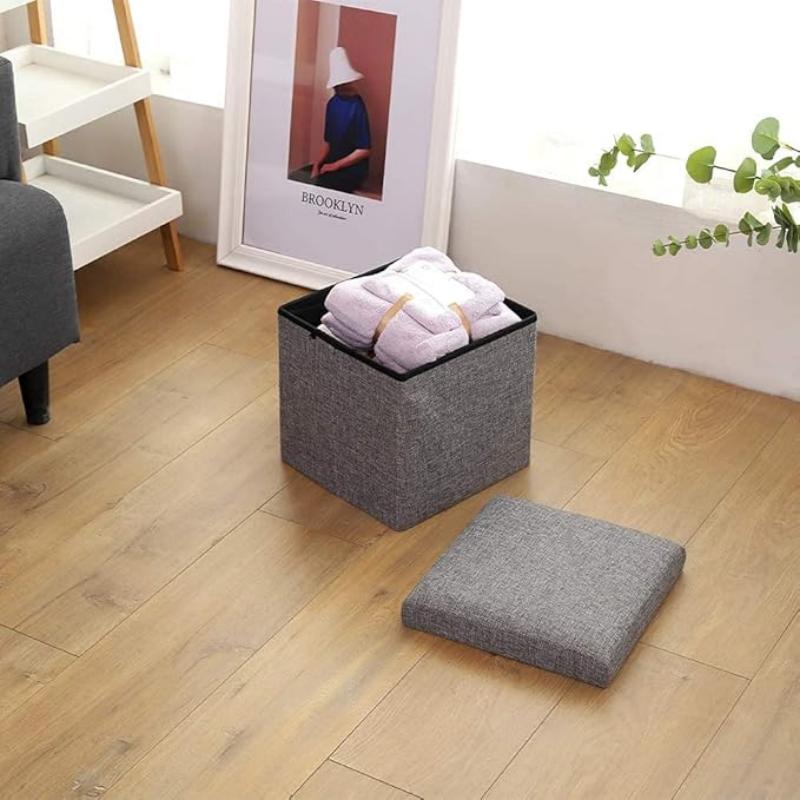 Storage Box Stool Living Room Toy Clothing Shoe Organizer