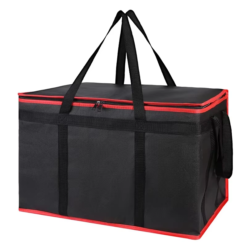 Large Insulated Cooler  Lunch Bag Delivery Bag for Cold Warm Food