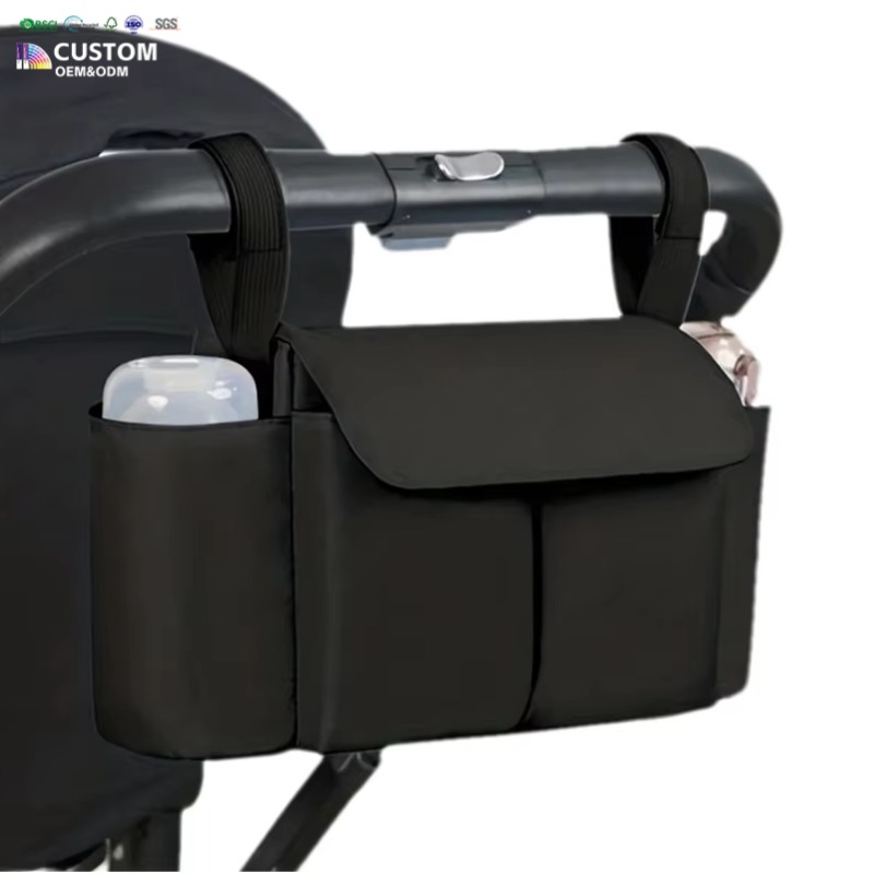 Waterproof Polyester Stroller Organizer Bag,Hanging Scooter Bag Portable