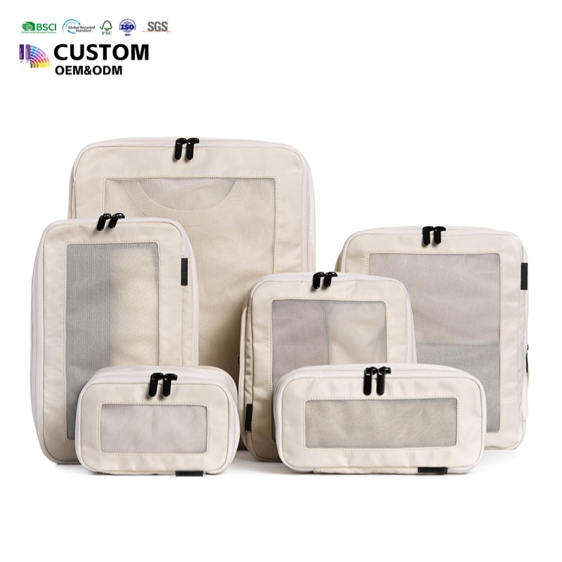 6 Pack Set Compressible Packing Cube for Travel,luggage Storage Bags