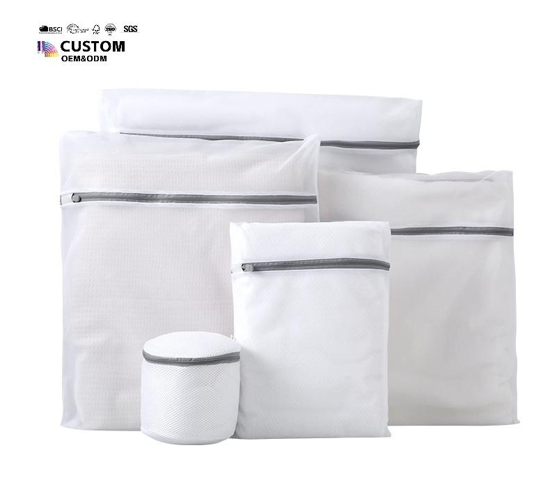 Mesh Bag Travel Portable Honeycomb Mesh Laundry Bags Mesh Wash Bag