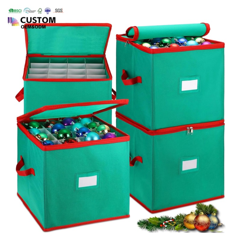 Christmas Decoration Organizer Ornament Balls Stores 64 Holiday Ornament
