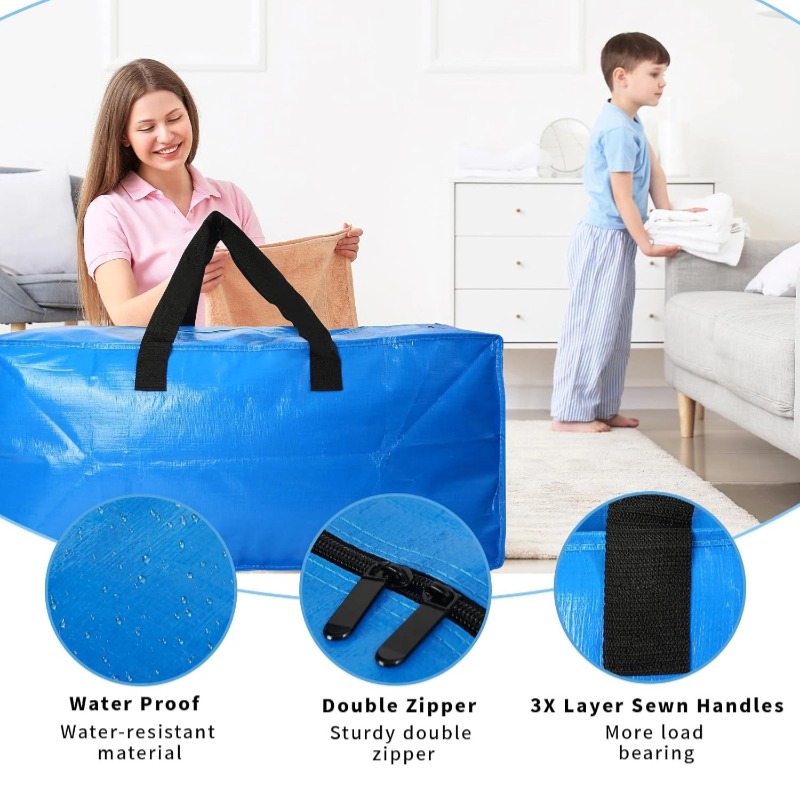 Extra Large Modern Design Heavy Duty Pp Woven Moving Storage Bags