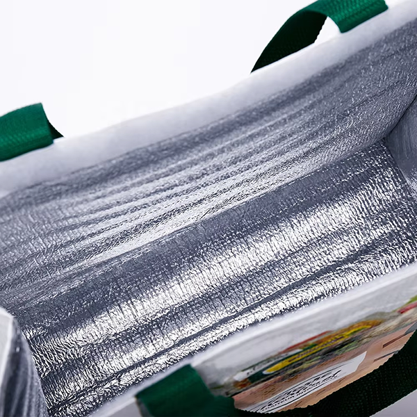Non Woven Insulated Cooler Picnic Tote Bag Thermal Food Delivery Bag