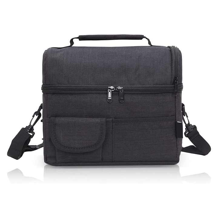 Thermal Bag Picnic Cooler Food Bags Camping Lunch Bag with Pockets