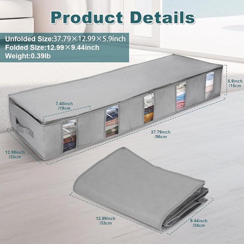 Durable Cloth Household Underbed Wardrobe Storage Box