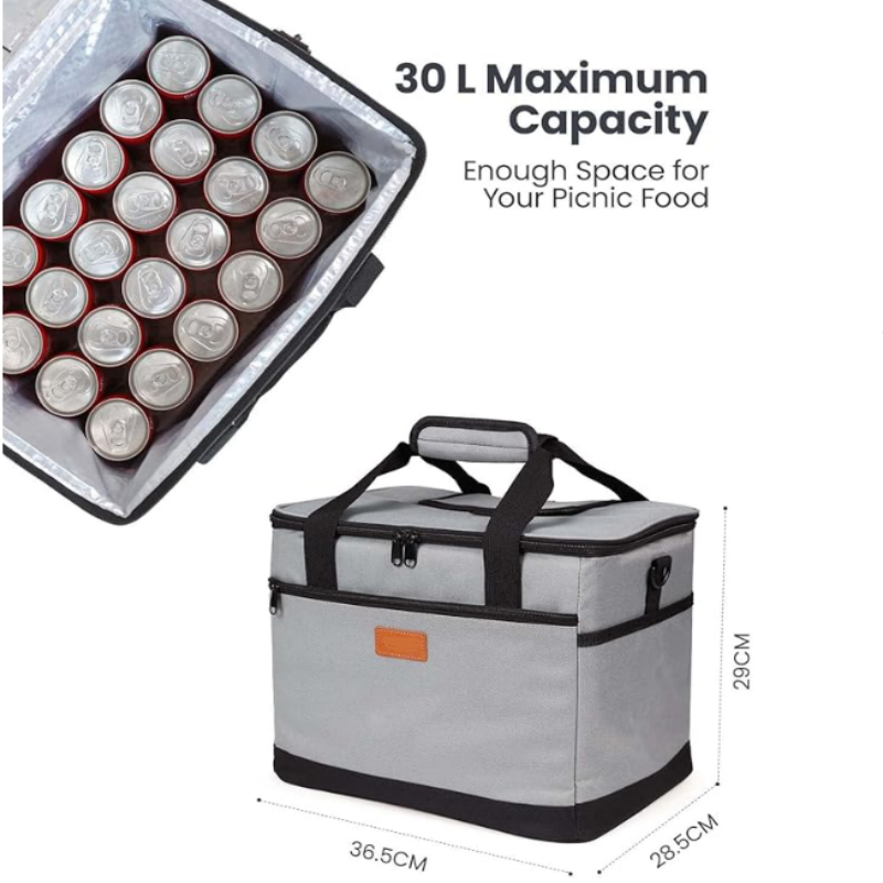 Waterproof Portable Large Picnic Insulated Cooler Lunch Bag with Logo