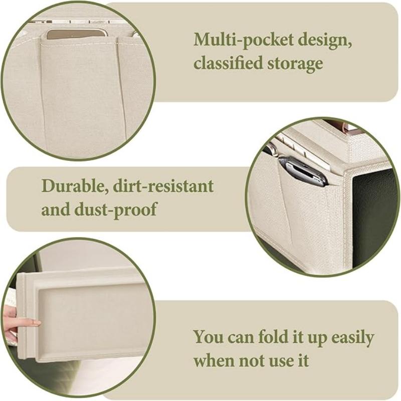 Sofa Organizer Hanging Bag Fabric Bedside Storage Bag