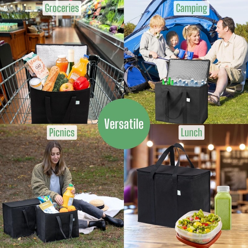 Cooler Bags, Insulation Bag for Food Delivery with zipper